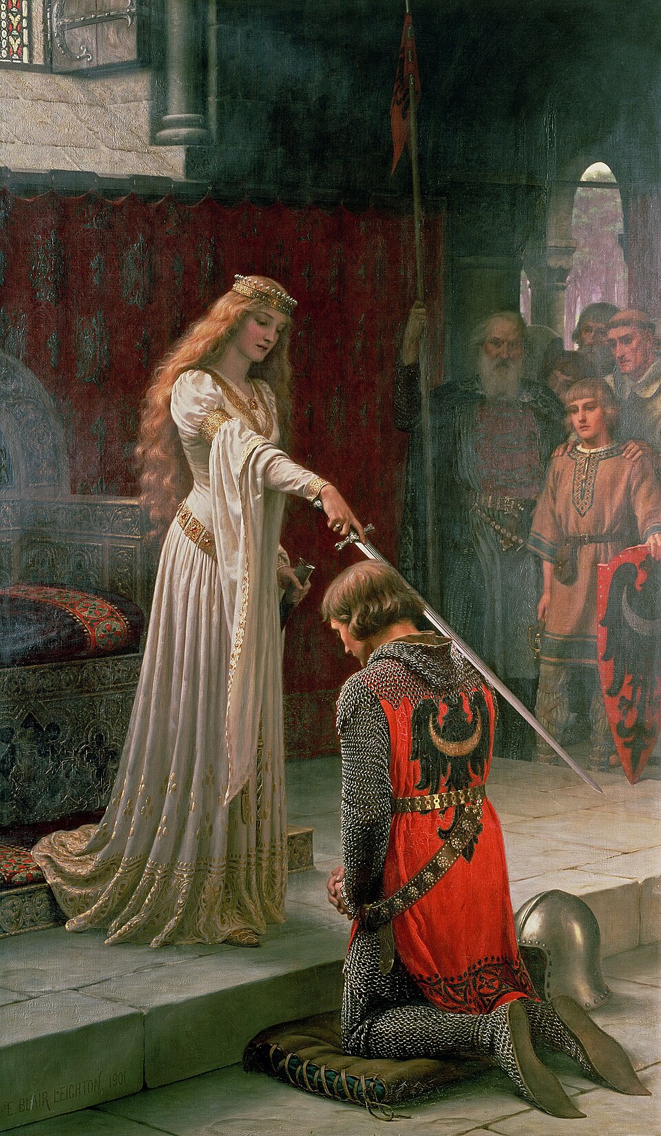 The Accolade — the moment of initiation