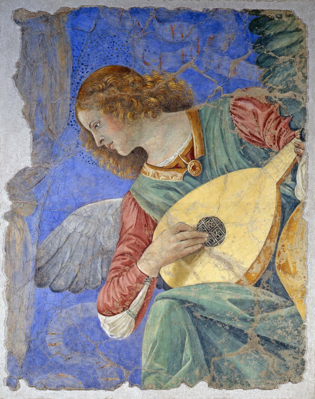 Melozzo da Forl&igrave;, Angel with Lute