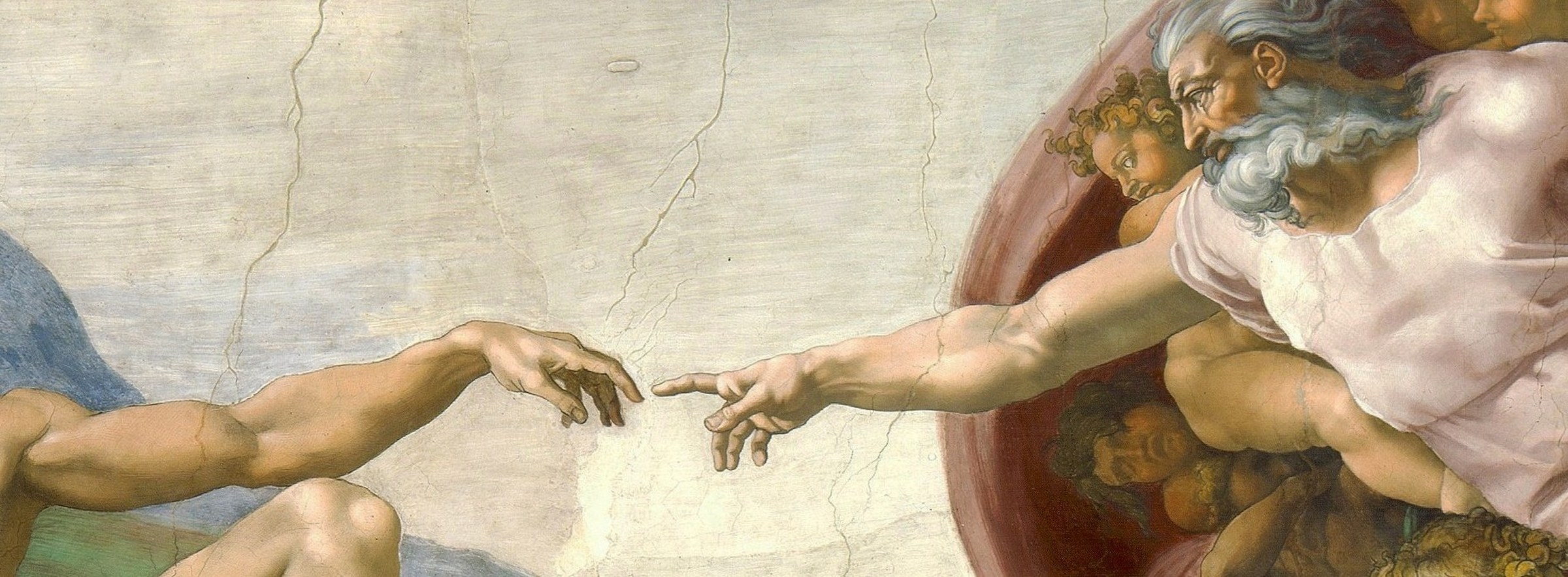 Michelangelo, The Creation of Adam (detail)