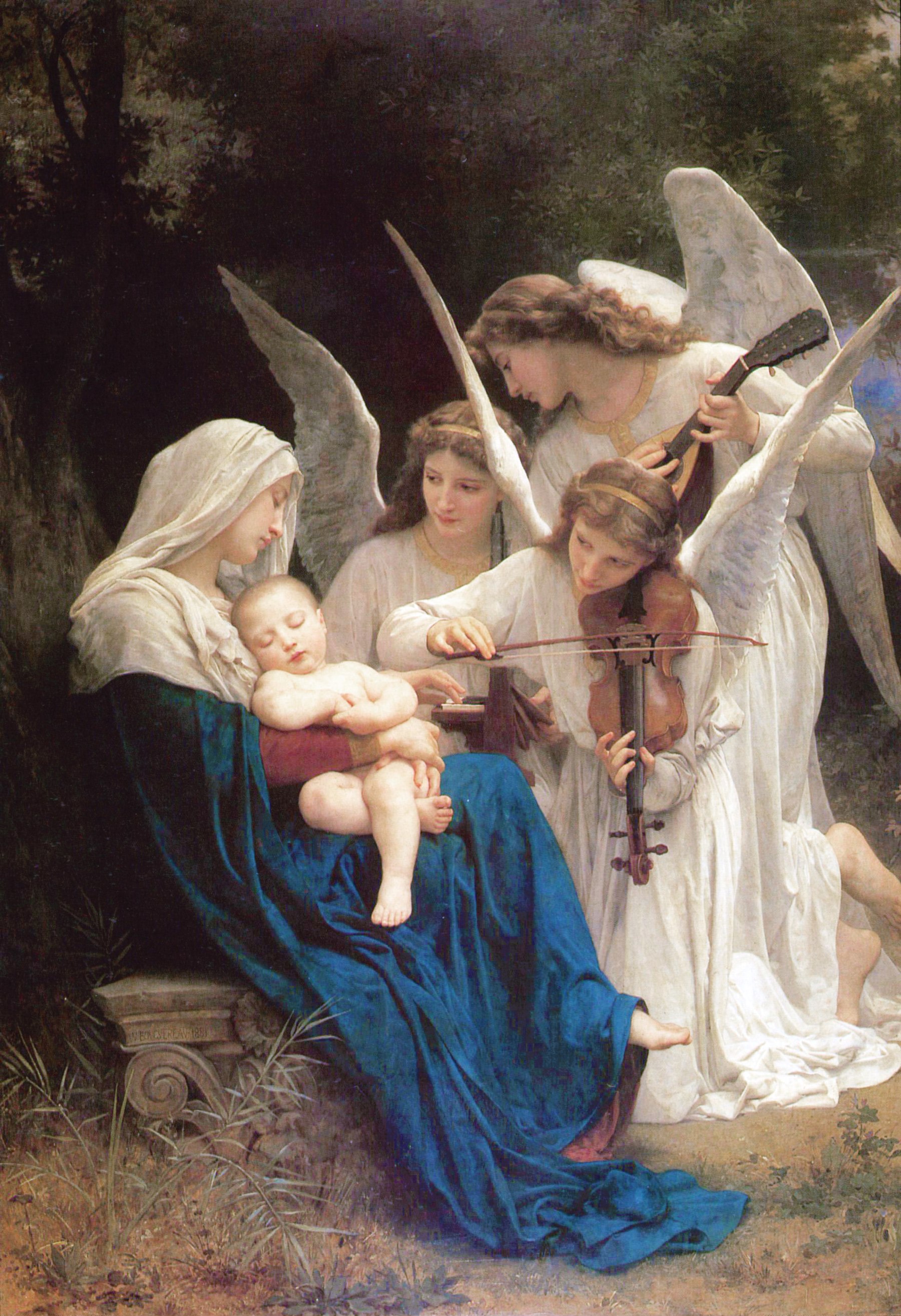 William-Adolphe Bouguereau, Song of the Angels
